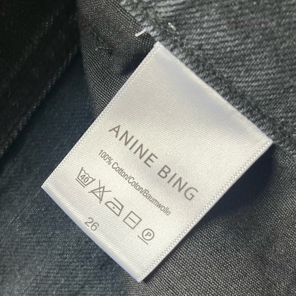 Anine Bing Gavin Jeans in Black - Picture 5 of 6